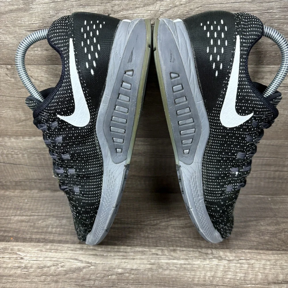 Nike Zoom Structure 19 Black Gray Womens US Size 9 806587-001 Running Shoes
